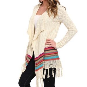 RIP CURL beach wood Boho Surf Gypsy beach sweater